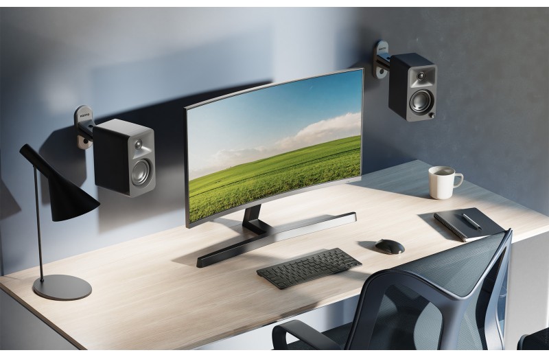 Kanto Audio SPW3 Black - Βάσεις Ηχείων για Τοίχο