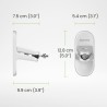 Kanto Audio SPW3 White - Βάσεις Ηχείων για Τοίχο
