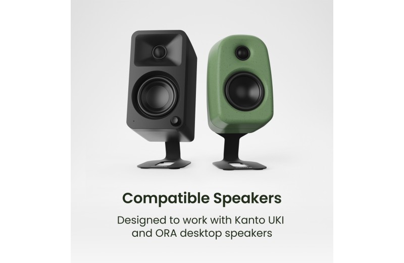 Kanto Audio SU2 Black - Βάσεις Γραφείου για Ηχεία Uki & Ora