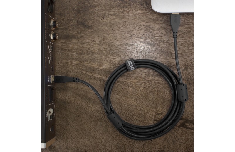 UDG U95005BL Ultimate Audio Cable USB 2.0 A-B Black Angled 2m