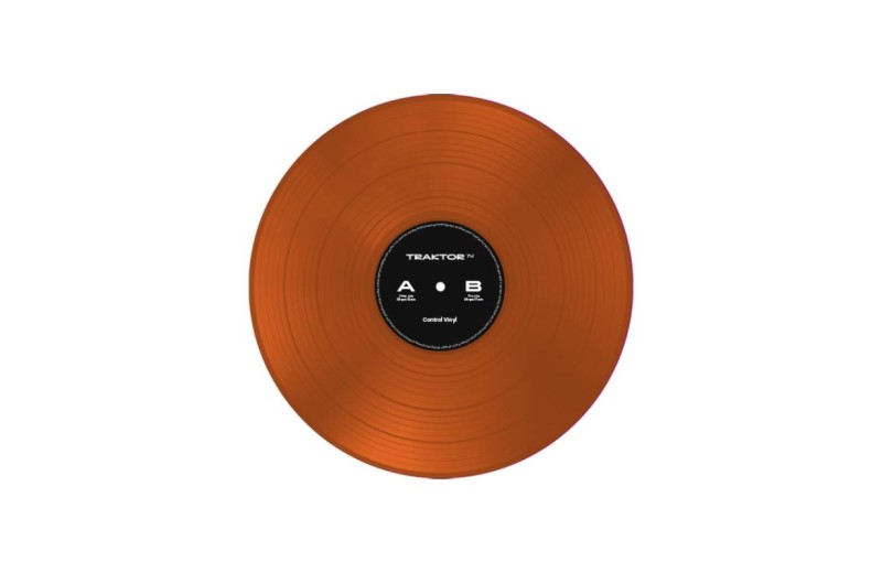 Native Instruments Traktor Control Vinyl Orange Transparent