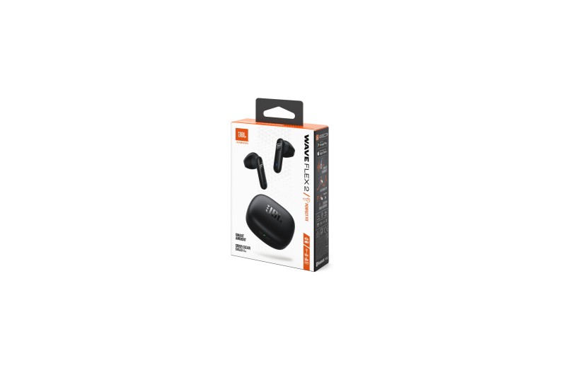 JBL Wave Flex 2 , True Wireless Ear-Buds Headphones - Black