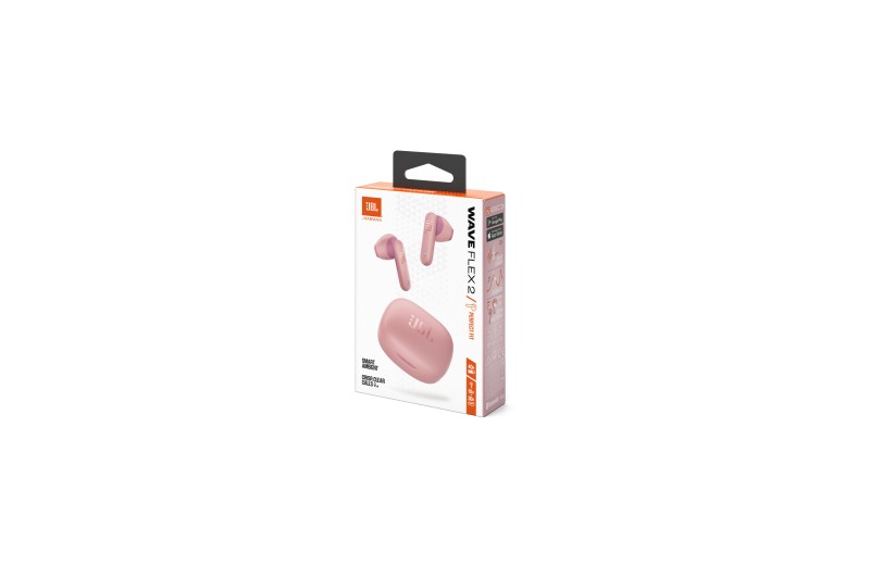 JBL Wave Flex 2, True Wireless Ear-Buds Headphones - Pink