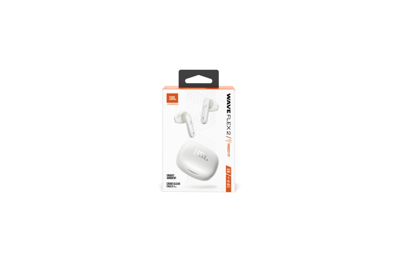 JBL Wave Flex 2 Ασύρματα ακουστικά - Λευκό