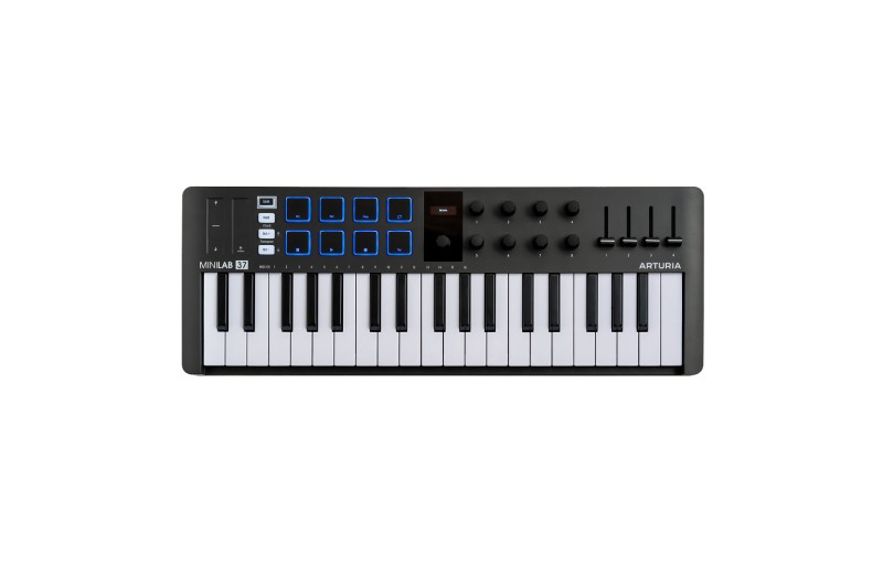 Arturia MiniLab 37 mk3 Black – MIDI Controller 37 Keys
