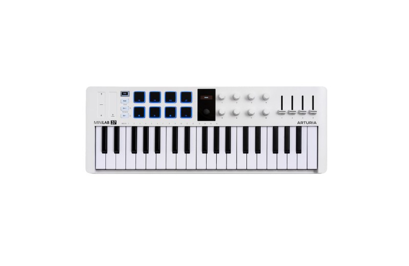 Arturia MiniLab 37 mk3 White – MIDI Controller 37 Keys