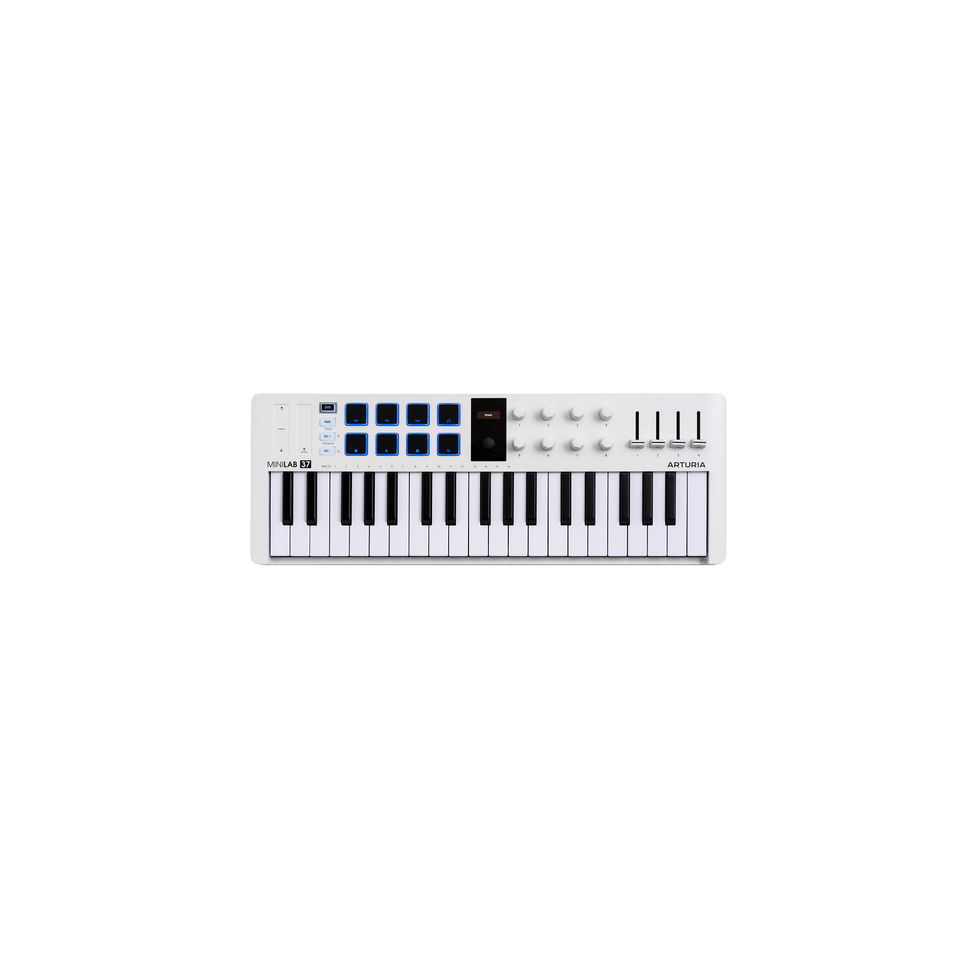Arturia MiniLab 37 mk3 White – MIDI Controller 37 Keys