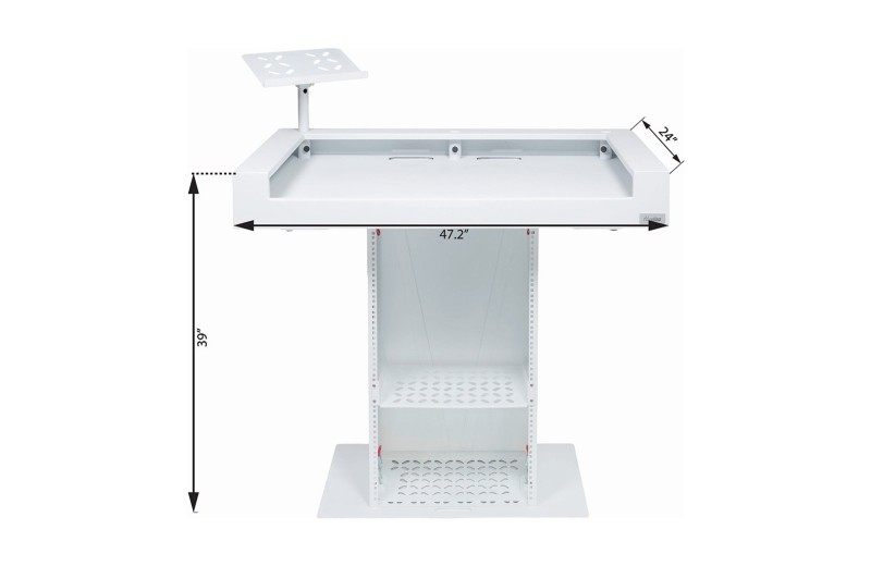 Headliner Malibu Portable DJ Booth Λευκό