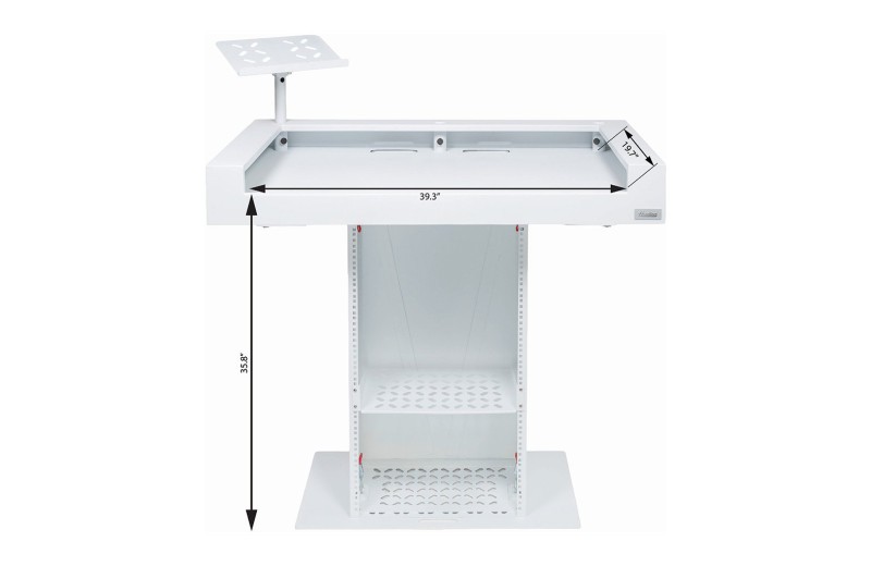 Headliner Malibu Portable DJ Booth Λευκό