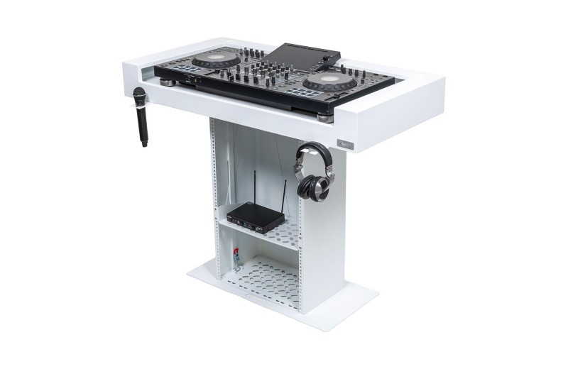 Headliner Malibu Portable DJ Booth Λευκό