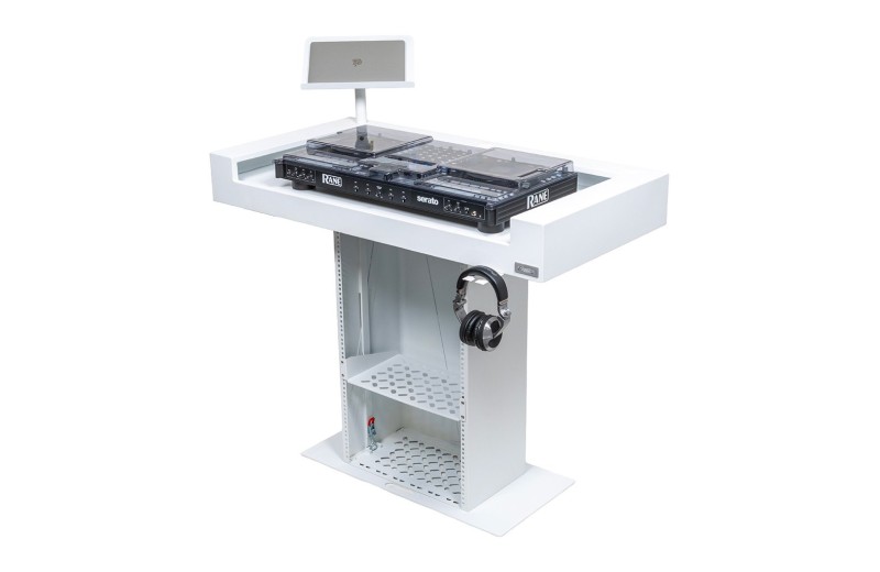 Headliner Malibu Portable DJ Booth Λευκό