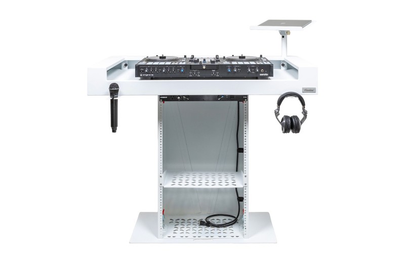 Headliner Malibu Portable DJ Booth Λευκό