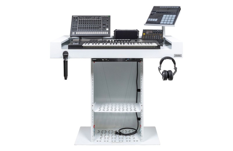 Headliner Malibu Portable DJ Booth Λευκό