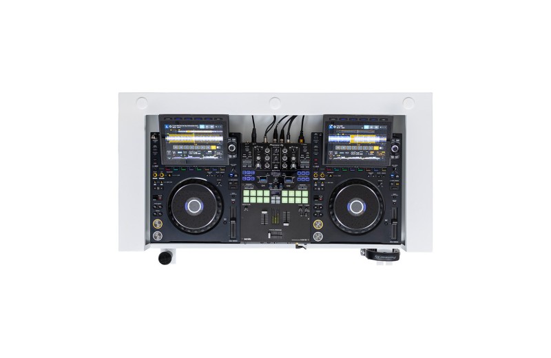Headliner Malibu Portable DJ Booth Λευκό