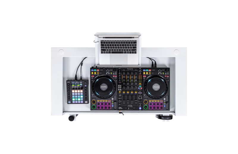 Headliner Malibu Portable DJ Booth Λευκό