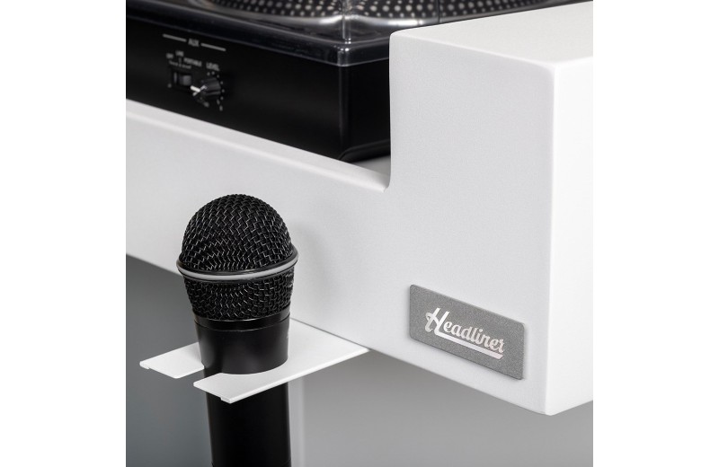 Headliner Malibu Portable DJ Booth Λευκό