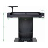 Headliner Malibu Portable DJ Booth Μαύρο