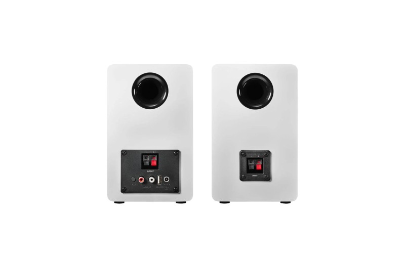 Audio Technica AT-SP3X Pair of Powered Bookself Speakers- White