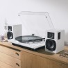 Audio Technica AT-SP3X Pair of Powered Bookself Speakers- White