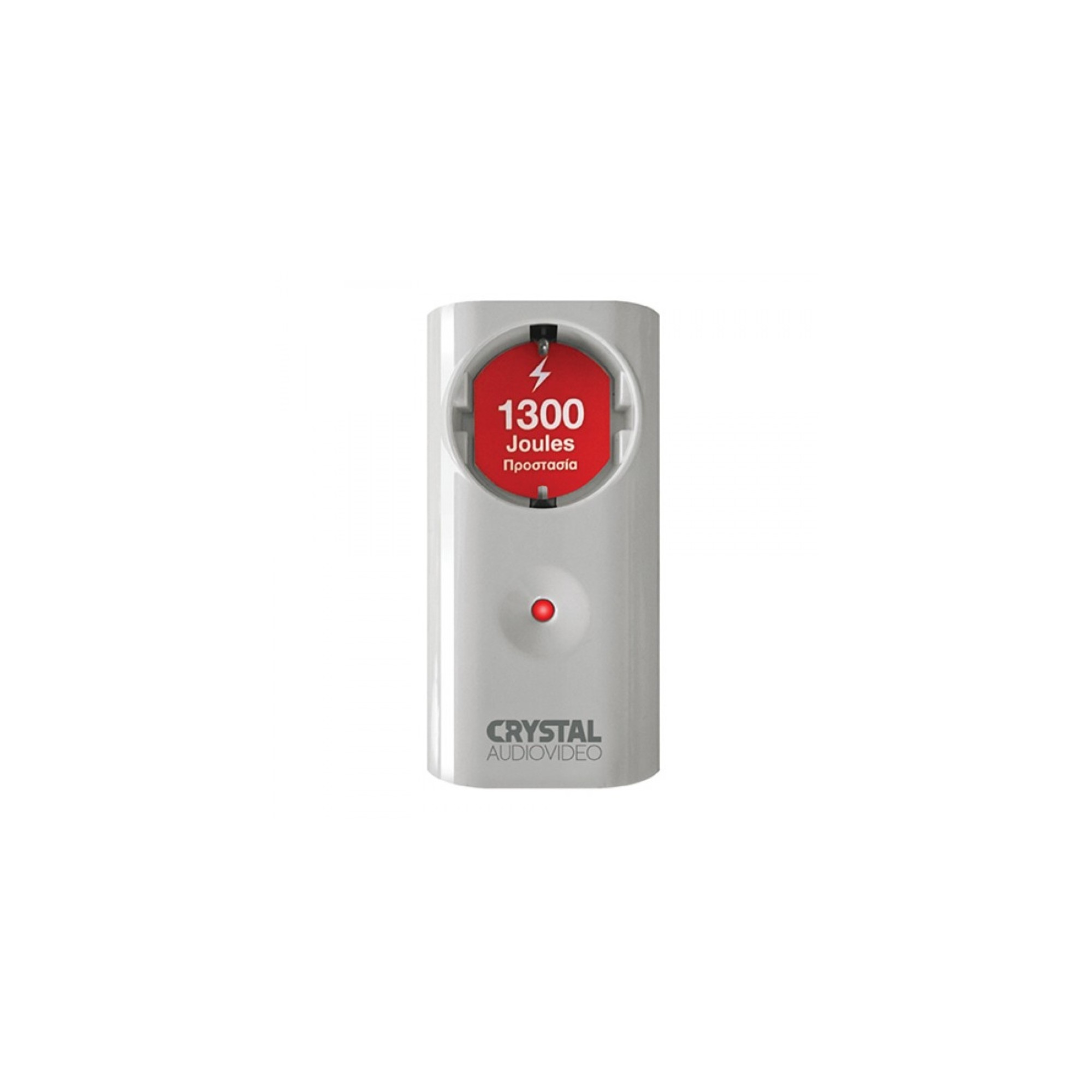 CRYSTAL AUDIO CPW1-1300-70 Λευκό Μονόπριζο Προστασίας 1300j/70db