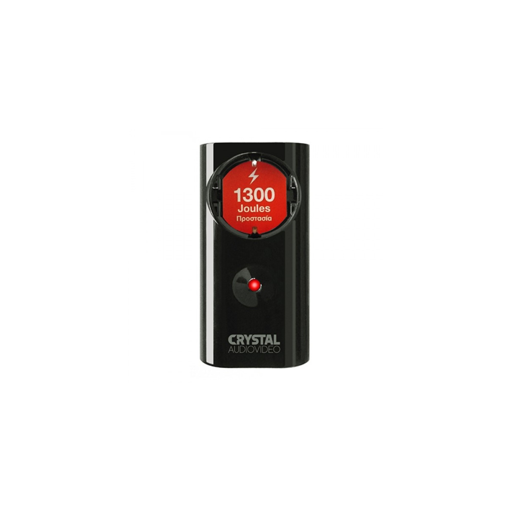 CRYSTAL AUDIO CP1-1300-70 Μαύρο Μονόπριζο Προστασίας 1300j/70db