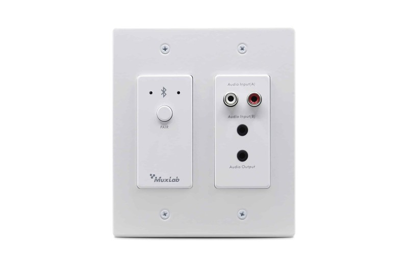 Muxlab Bluetooth and Analog Audio to Dante Interface 500555-WH