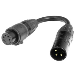 Καλώδιο Accu-Cable DMX 3-pin θηλυκό σε 5-pin αρσενικό