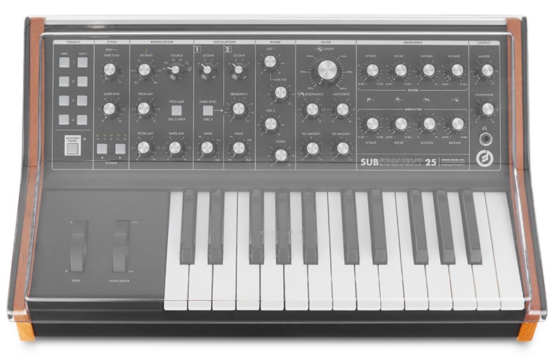 Decksaver Moog Subsequent 25 & Sub Phatty Κάλυμμα Προστασίας