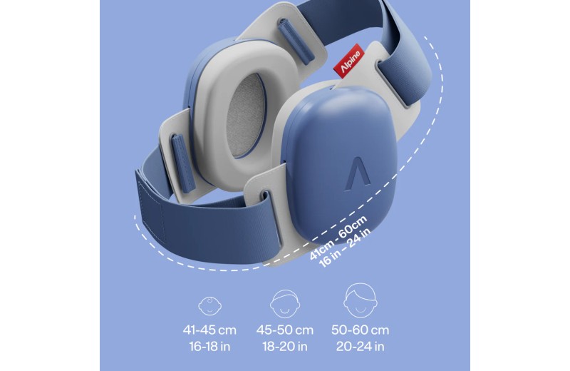 Alpine Muffy Baby Βρεφικές Ωτοασπίδες - Denim Blue