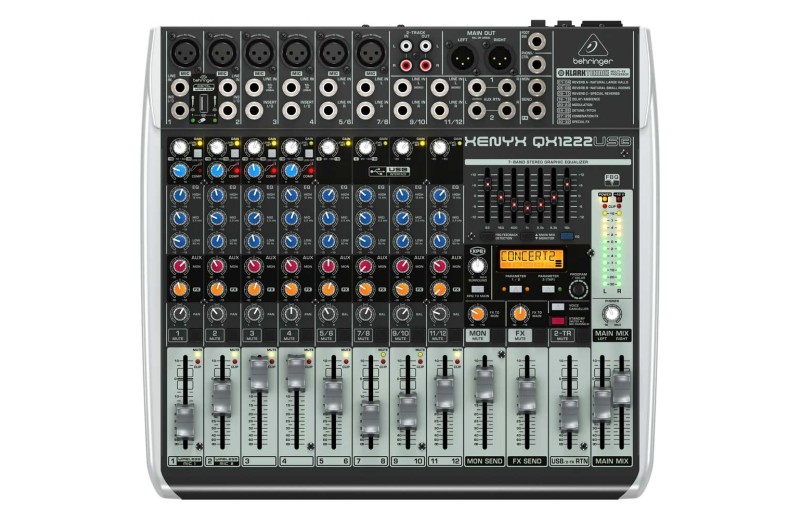 Behringer XENYX QX1222USB Αναλογική Κονσόλα Ήχου