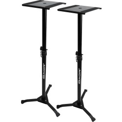 ULTIMATE JS-MS70+ JamStands Adjustable Monitor Stand PAIR, Black