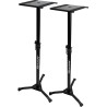 ULTIMATE JS-MS70+ JamStands Adjustable Monitor Stand PAIR, Black