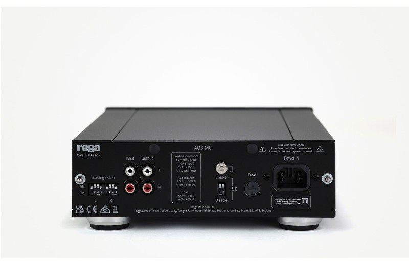 Rega AOS MC Phono Preamplifier - Black