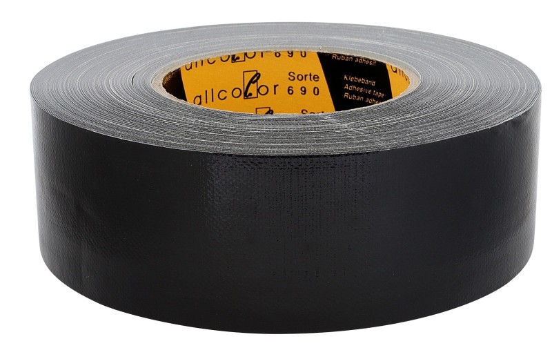 ALLCOLOR GAFFER-TAPE Professional Fabric Tape - Gaffer 50mm x 50m black