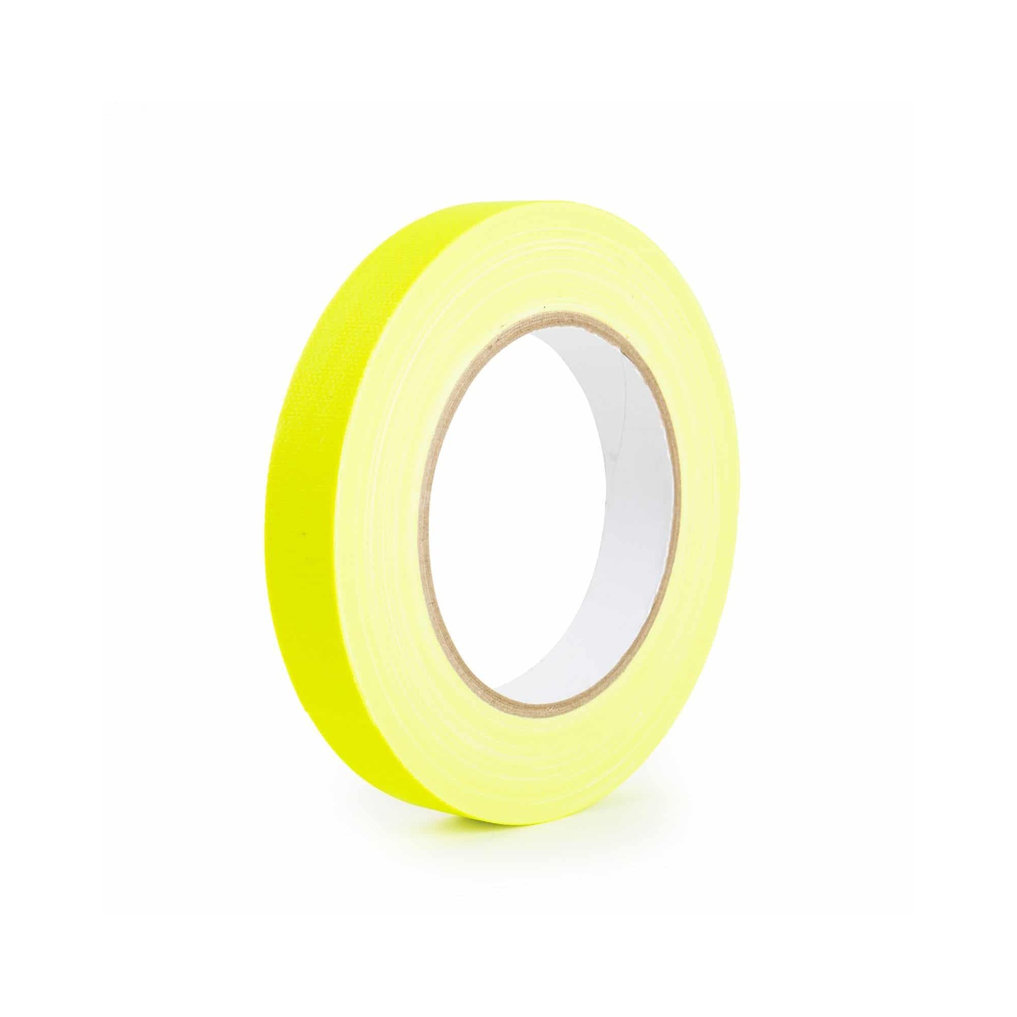 ALLCOLOR GAFFER-TAPE Neon Cloth Tape - 19mm x 25m neon yellow