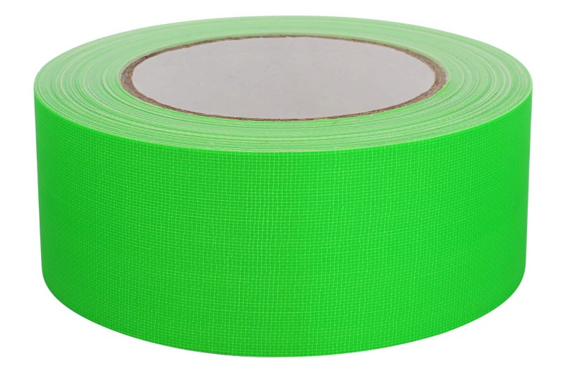 ALLCOLOR GAFFER-TAPE Neon Cloth Tape - 50mm x 25m neon green