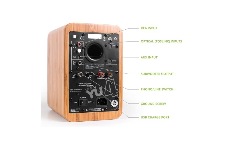Kanto Audio YU4BAMBOO-FG Ηχείο Monitor