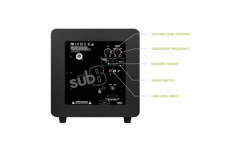 Kanto Audio SUB8VMB-CG Subwoofer