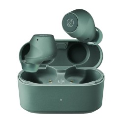 Audio-Technica ATH-CKS30TW+ Wireless Earbuds - Green