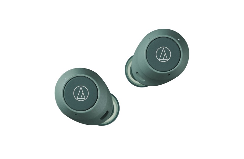 Audio-Technica ATH-CKS30TW+ Wireless Earbuds - Green