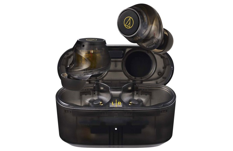 Audio-Technica ATH-CKS30TW+ Wireless Earbuds - Transparent Black