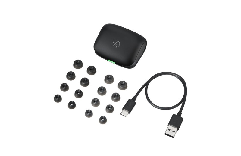 Audio-Technica ATH-TWX7 Wireless Earbuds- Black