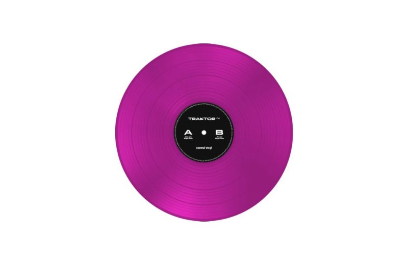 Native Instruments Traktor Control Vinyl Neon Pink Transparent
