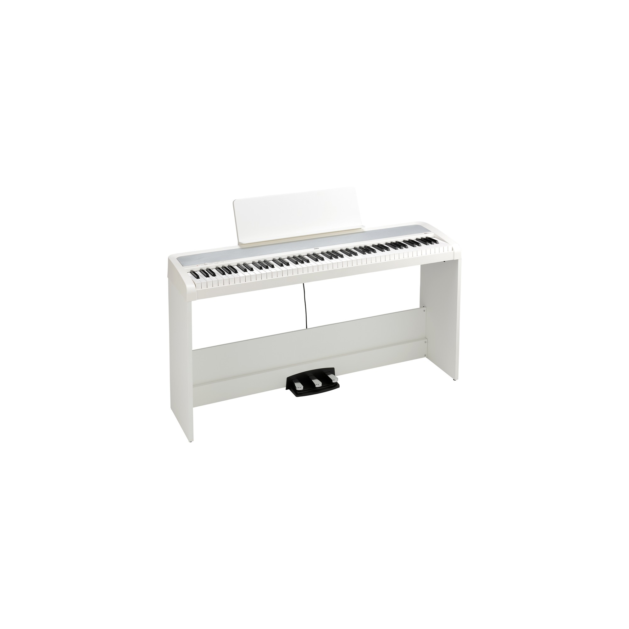 KORG B2+SPWH DIGITAL PIANO 88 KEYS ΜΕ ΒΑΣΗ ΣΤΗΡΙΞΗΣ & 3 ΠΕΤΑΛΙΑ