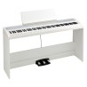 KORG B2+SPWH DIGITAL PIANO 88 KEYS ΜΕ ΒΑΣΗ ΣΤΗΡΙΞΗΣ & 3 ΠΕΤΑΛΙΑ