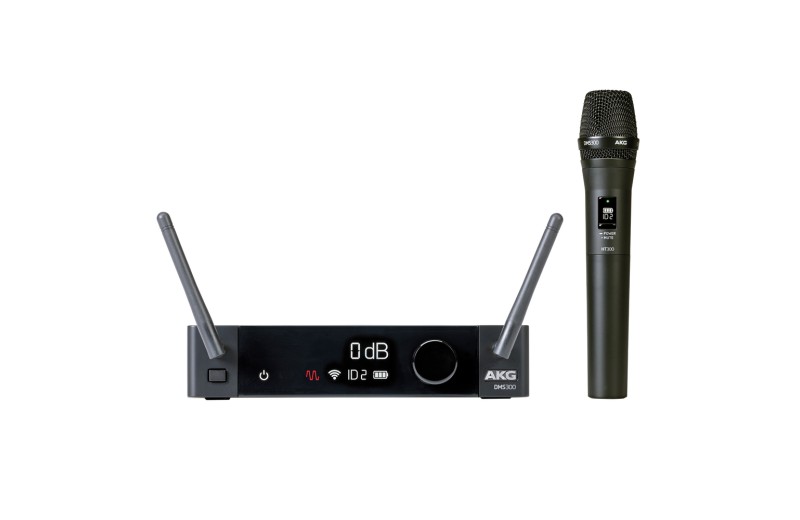 AKG Dms 300 Mic Set Ψηφιακο Σετ Ασυρματου Μικροφωνου Χειρος 8 Καναλιων