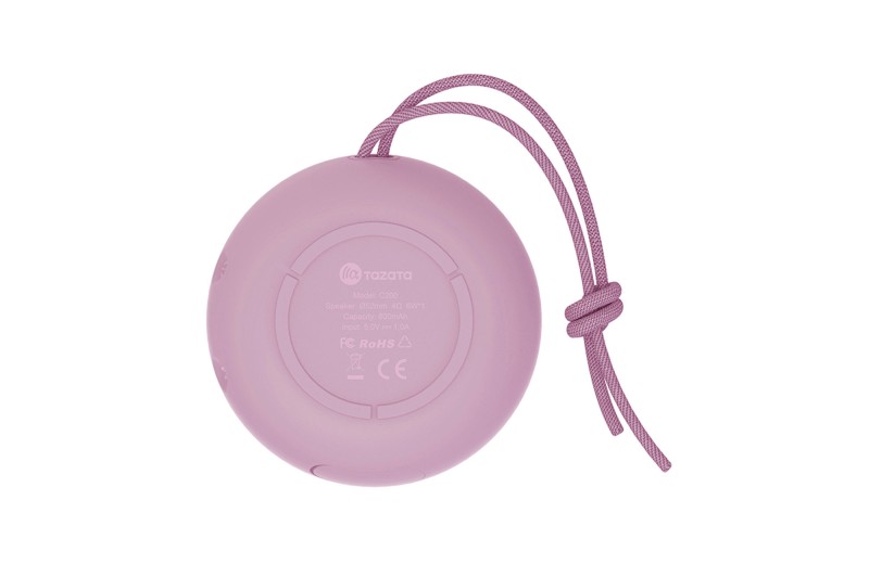 Tazata Palm 5 Bluetooth Φορητό Ηχείο Μπαταρίας - Ροζ