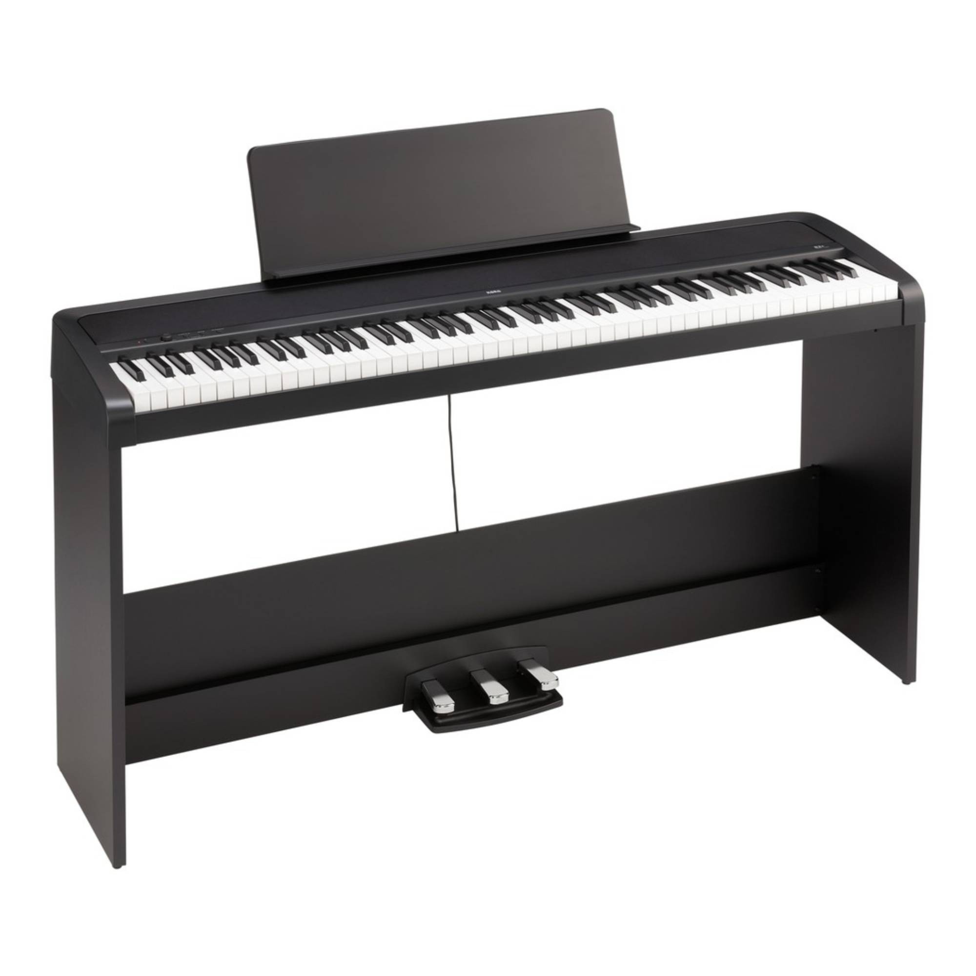 KORG B2+SPBK DIGITAL PIANO 88 KEYS ΜΕ ΒΑΣΗ ΣΤΗΡΙΞΗΣ & 3 ΠΕΤΑΛΙΑ