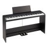 KORG B2+SPBK DIGITAL PIANO 88 KEYS ΜΕ ΒΑΣΗ ΣΤΗΡΙΞΗΣ & 3 ΠΕΤΑΛΙΑ