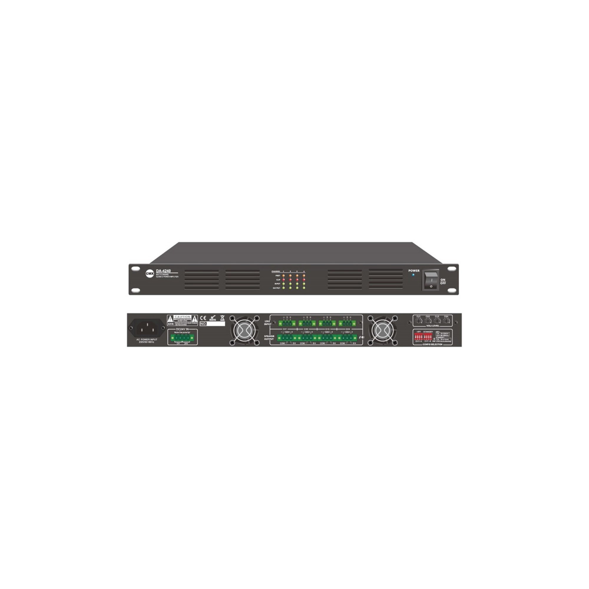 CMX Audio DA-4120 Τελικός Ενισχυτής